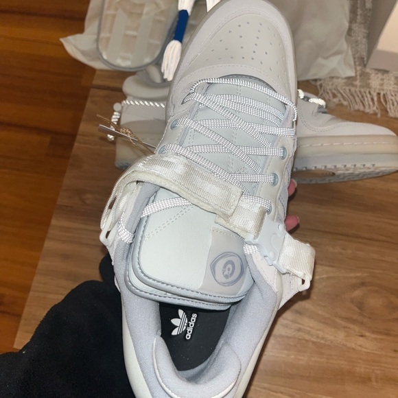 Adidas X Bad Bunny - LAST Forum Low "White" Sneakers - Picture 3 of 9